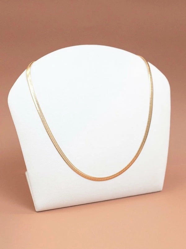 Porter Hailey Snake Short Necklace In Gold - Image 3