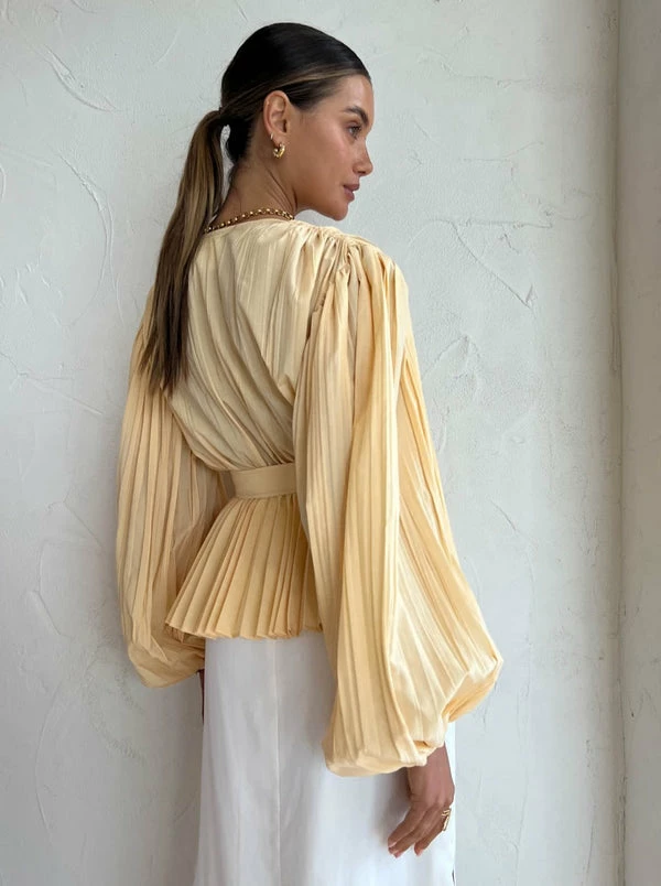 Acler Donnelley Top In Buttermilk - Image 6