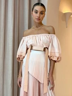 Acler Barnard Top In Gradient Pink