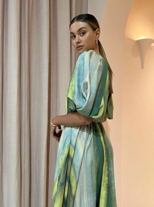 Acler Cumberland Top In Impressionist Stripe - Image 5