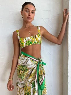 Alemais Octavia Balconette Top In Ivory