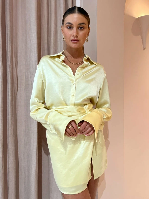 Anna Quan Lana Shirt In Champagne - Image 3