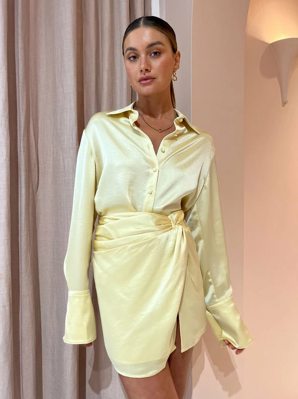 Anna Quan Lana Shirt In Champagne