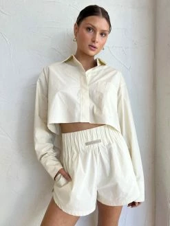 Camilla And Marc Nevaro Shirt In Soft Yellow