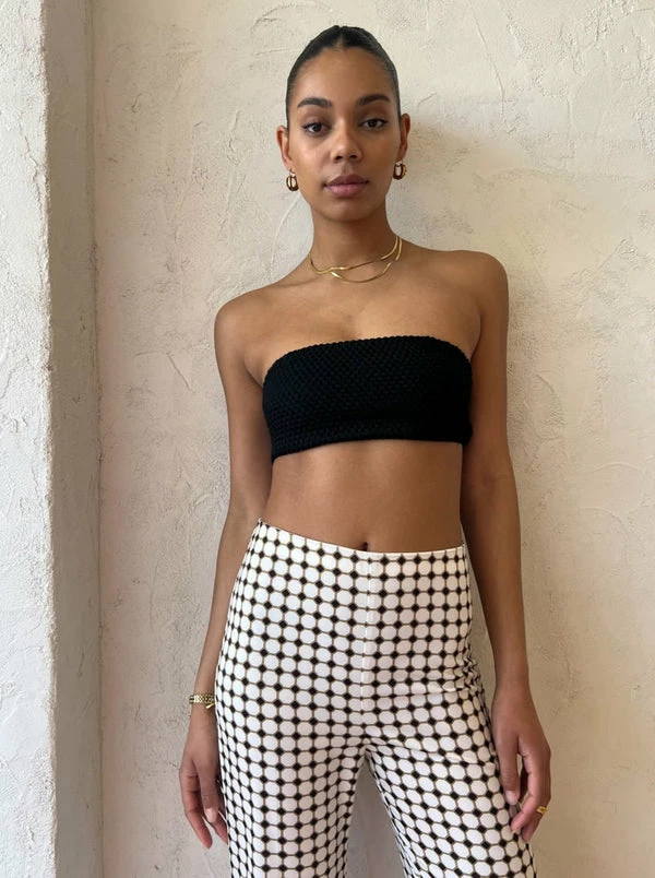 Camilla And Marc Adrien Bandeau Top In Black - Image 2