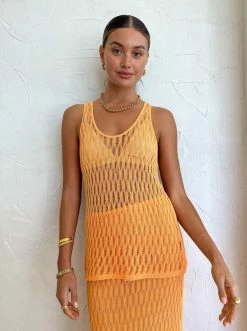 Camilla And Marc Nova Knit Tank In Apricot