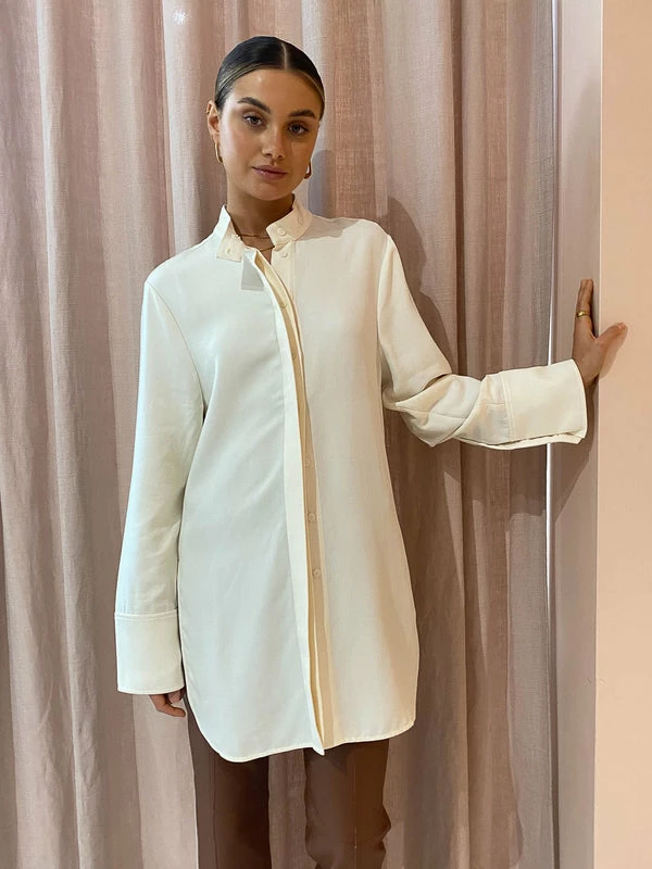 Camilla And Marc Alvis Shirt In Cream - Image 5