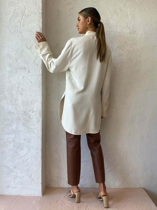 Camilla And Marc Alvis Shirt In Cream - Image 3