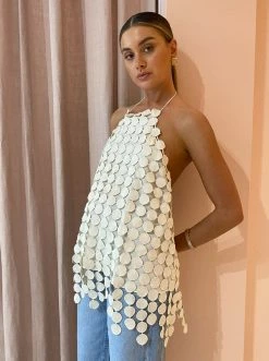 Camilla And Marc Murano Top In Cream