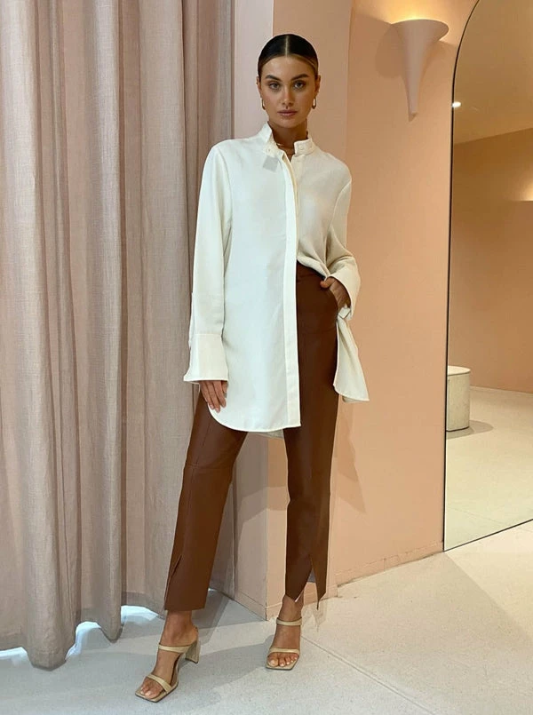 Camilla And Marc Alvis Shirt In Cream - Image 4