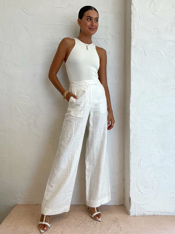 Camilla And Marc Calla Bodysuit In White - Image 3