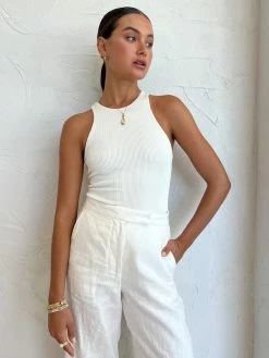 Camilla And Marc Calla Bodysuit In White