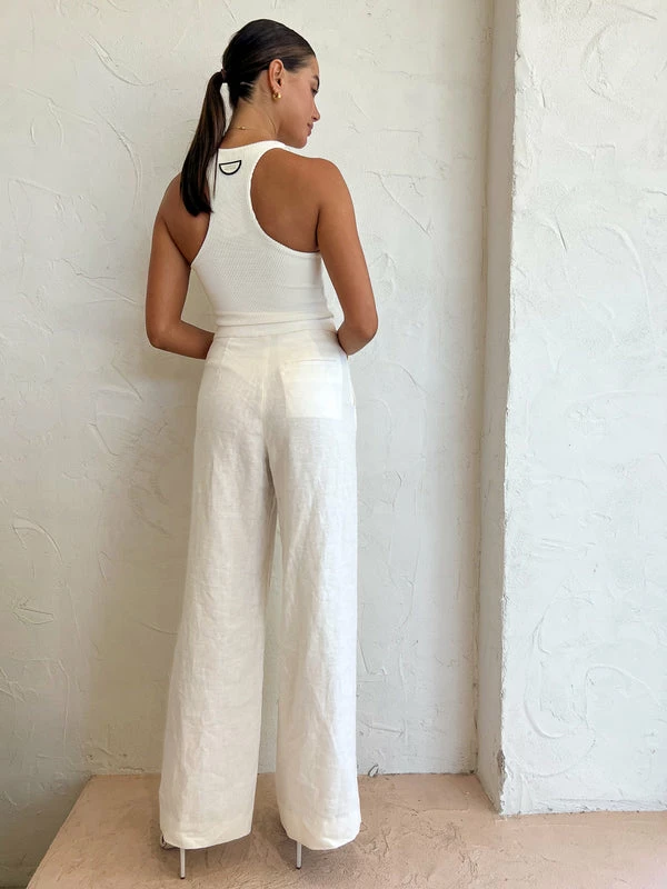 Camilla And Marc Calla Bodysuit In White - Image 4