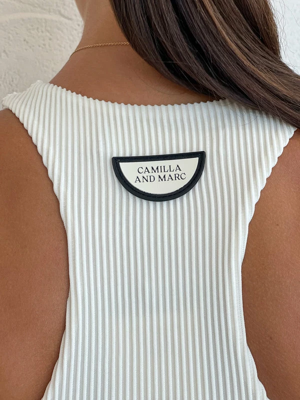 Camilla And Marc Calla Bodysuit In White - Image 5