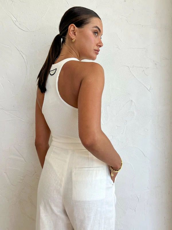 Camilla And Marc Calla Bodysuit In White - Image 2