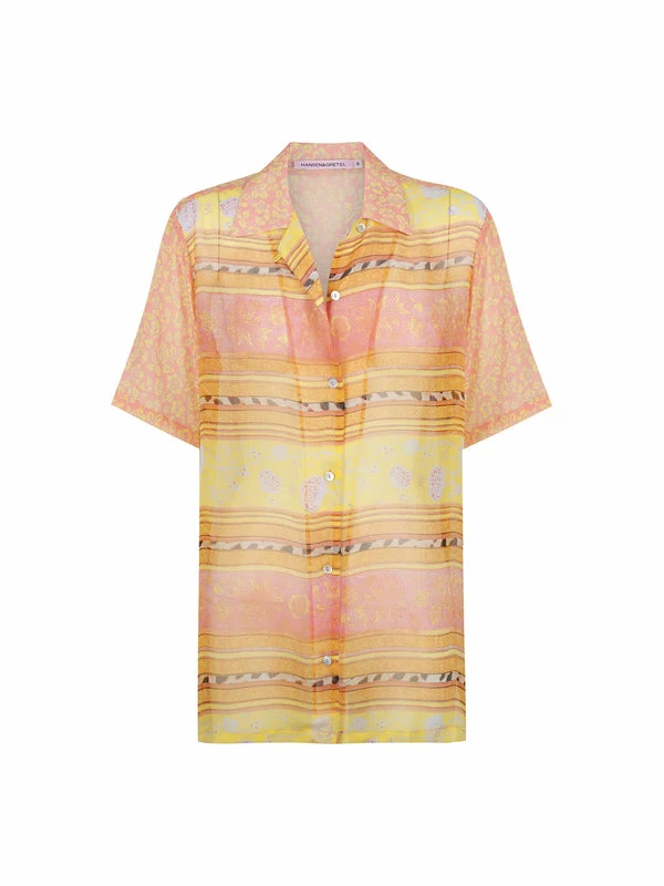Hansen & Gretel Tropez Shirt In Tango/Carnivale Print - Image 5