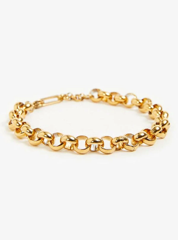 Porter Chunky Belcher Bracelet In Gold