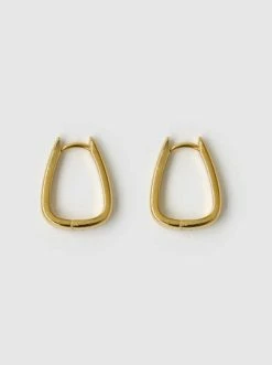 Brie Leon Large Uma Earrings In Gold