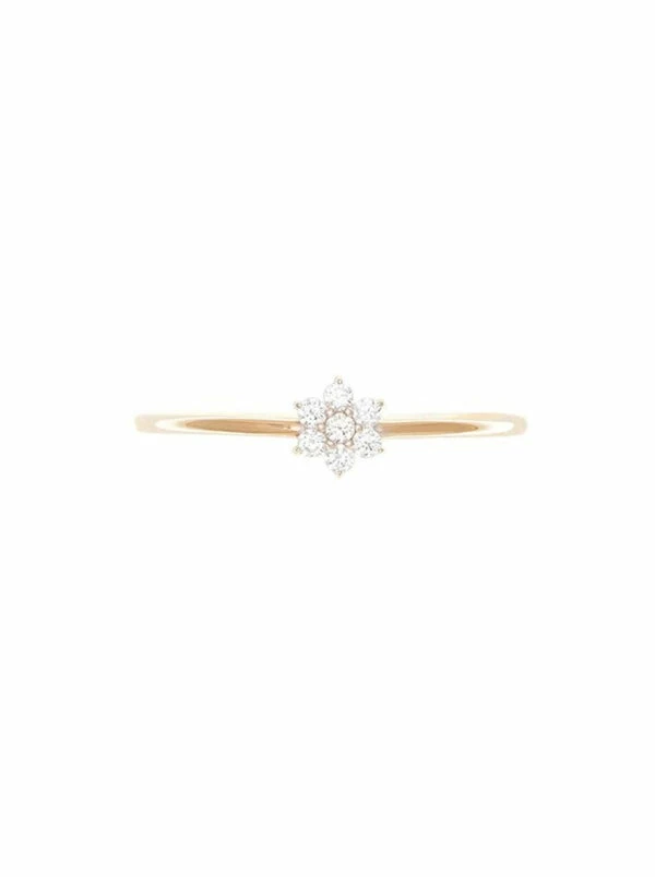 By Charlotte 14k Crystal Lotus Flower Ring
