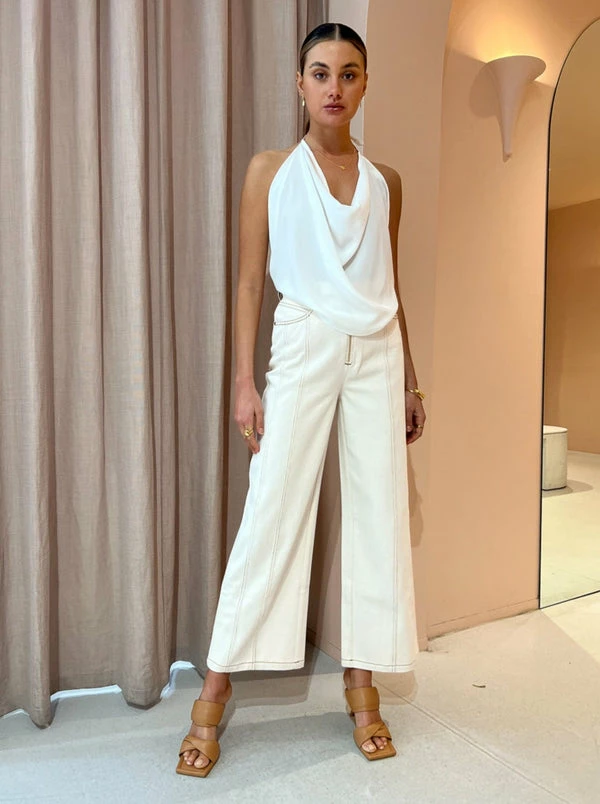 Dominique Healy Daya Halter In Ivory - Image 2