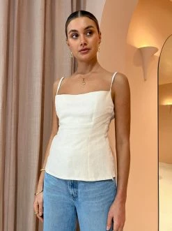 Dominique Healy Kashmira Cami In Vanilla