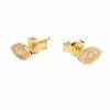 By Charlotte Eye Of Intuition Earrings In Gold Vermeil