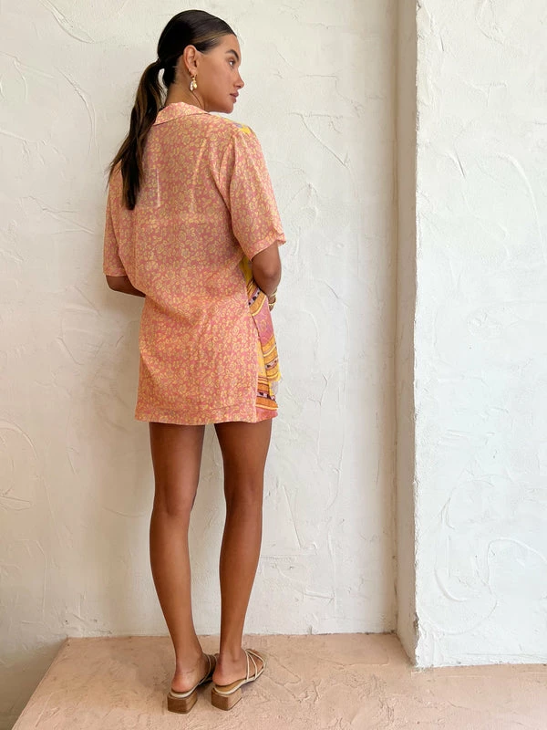 Hansen & Gretel Tropez Shirt In Tango/Carnivale Print - Image 4