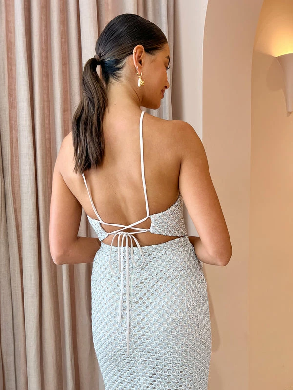 Manning Cartell Soiree Halter Top In Silver - Image 4