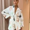 Palm Noosa Ace Of Spades Robe In Shells