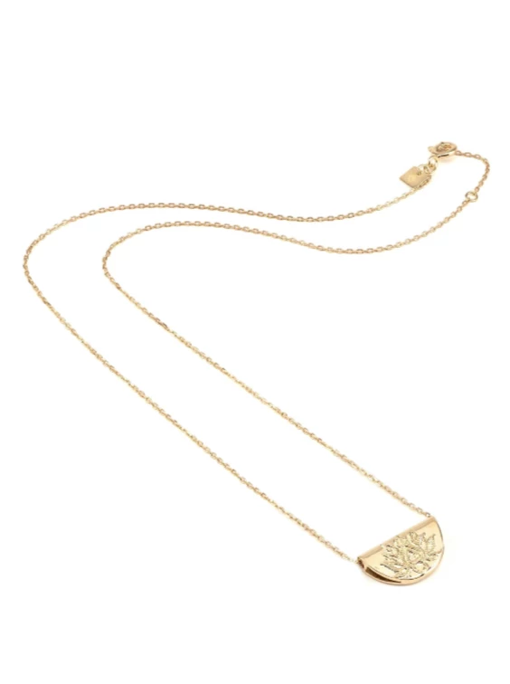By Charlotte Gold Lotus Short Necklace In Gold - Image 3