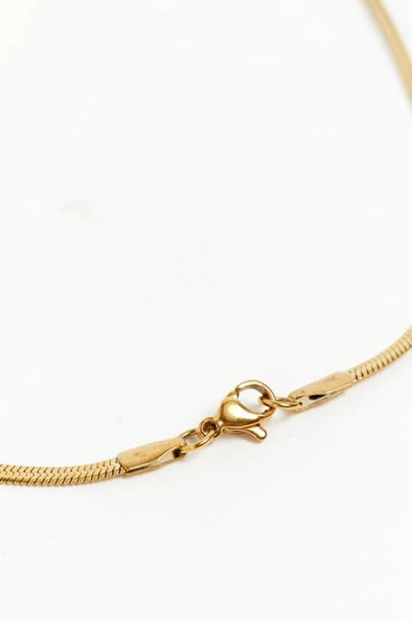 Porter Hailey Snake Short Necklace In Gold - Image 6