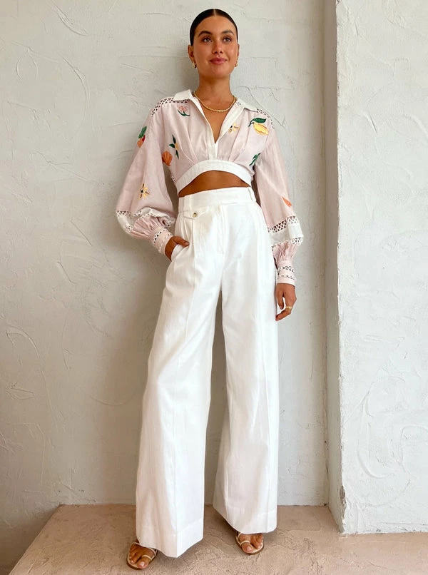 Significant Other Blaire Top In Embroidery Mix - Image 2