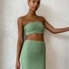 St Cloud Casa Tube Top In Garden Green