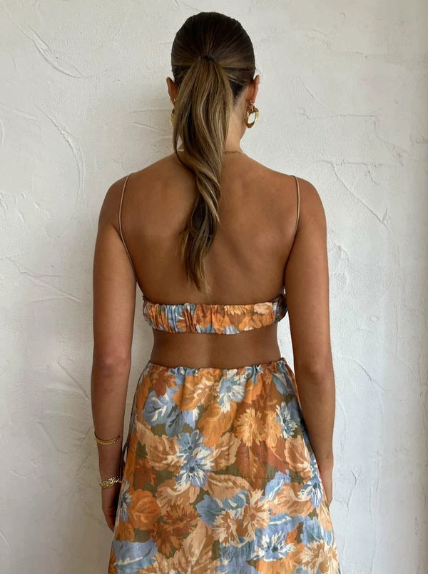 Tojha Pip Top In Desert Floral - Image 3