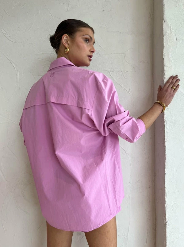 Viktoria & Woods Unisex Oxidant Shirt In Prism Pink - Image 6