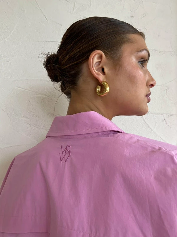 Viktoria & Woods Unisex Oxidant Shirt In Prism Pink - Image 5