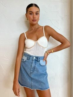 Viktoria & Woods Viscount Top In Ivory