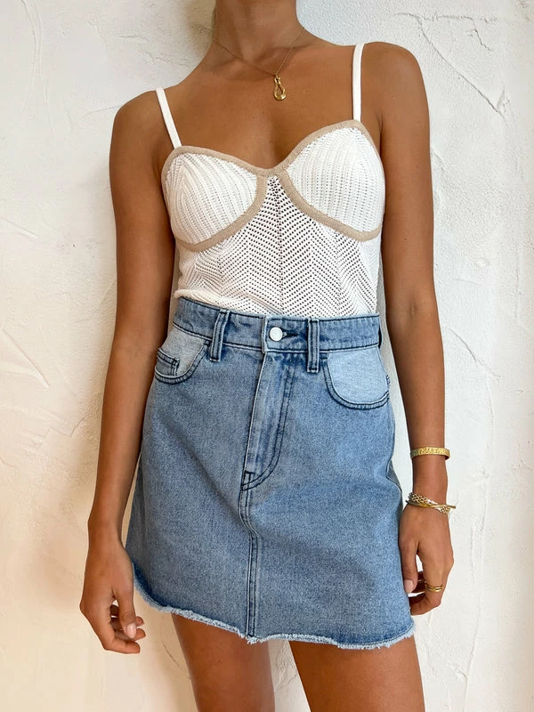 Viktoria & Woods Viscount Top In Ivory - Image 3