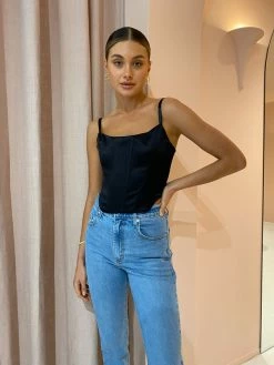 Viktoria & Woods Zeta Bustier In Black