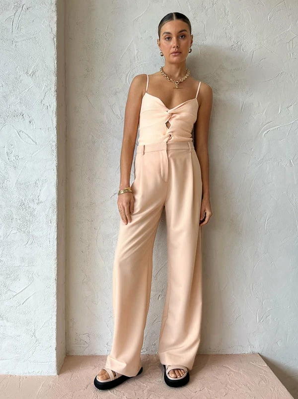 Viktoria & Woods Strobe Top In Apricot - Image 2