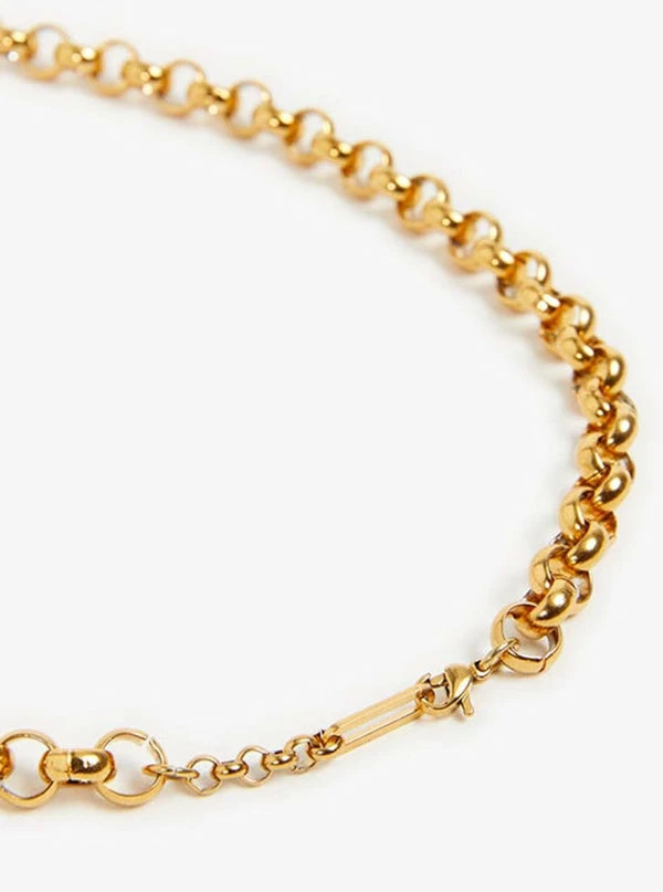 Porter Chunky Belcher Necklace In Gold - Image 3