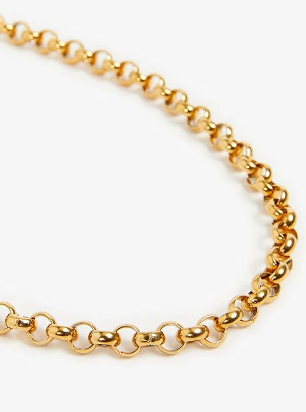 Porter Chunky Belcher Necklace In Gold - Image 2