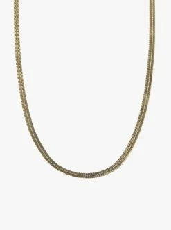 Porter Hailey Snake Short Necklace In Gold