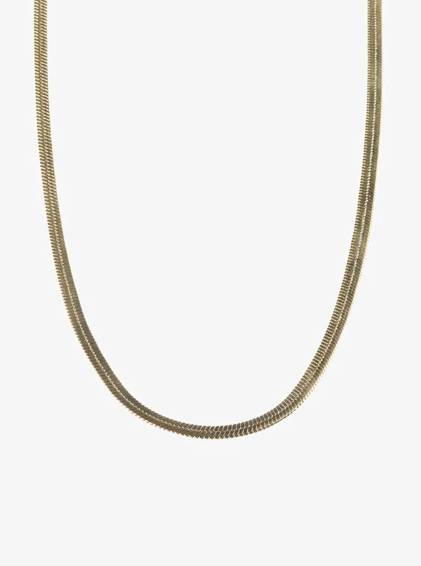 Porter Hailey Snake Short Necklace In Gold